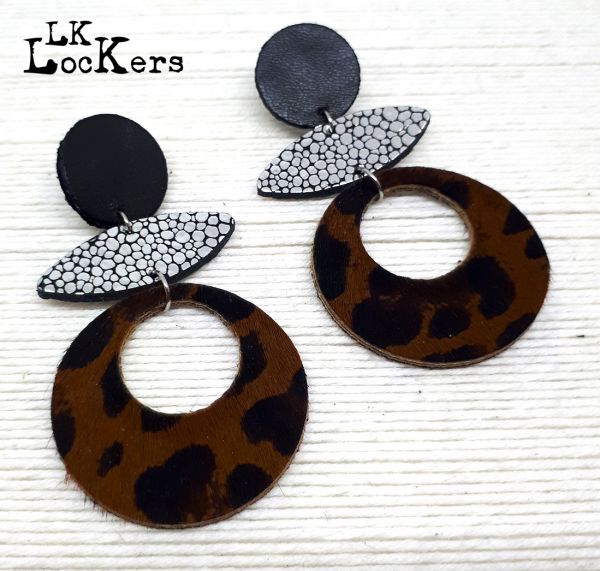 LK-Lockers gioielli in pelle orecchini in pelle