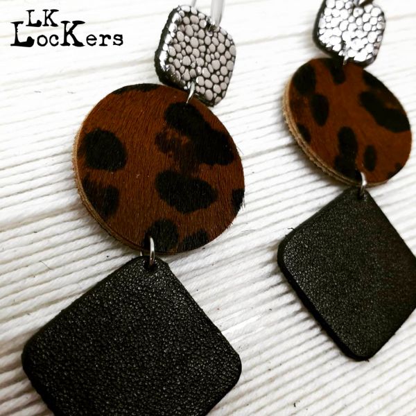 LK-Lockers gioielli in pelle orecchini in pelle